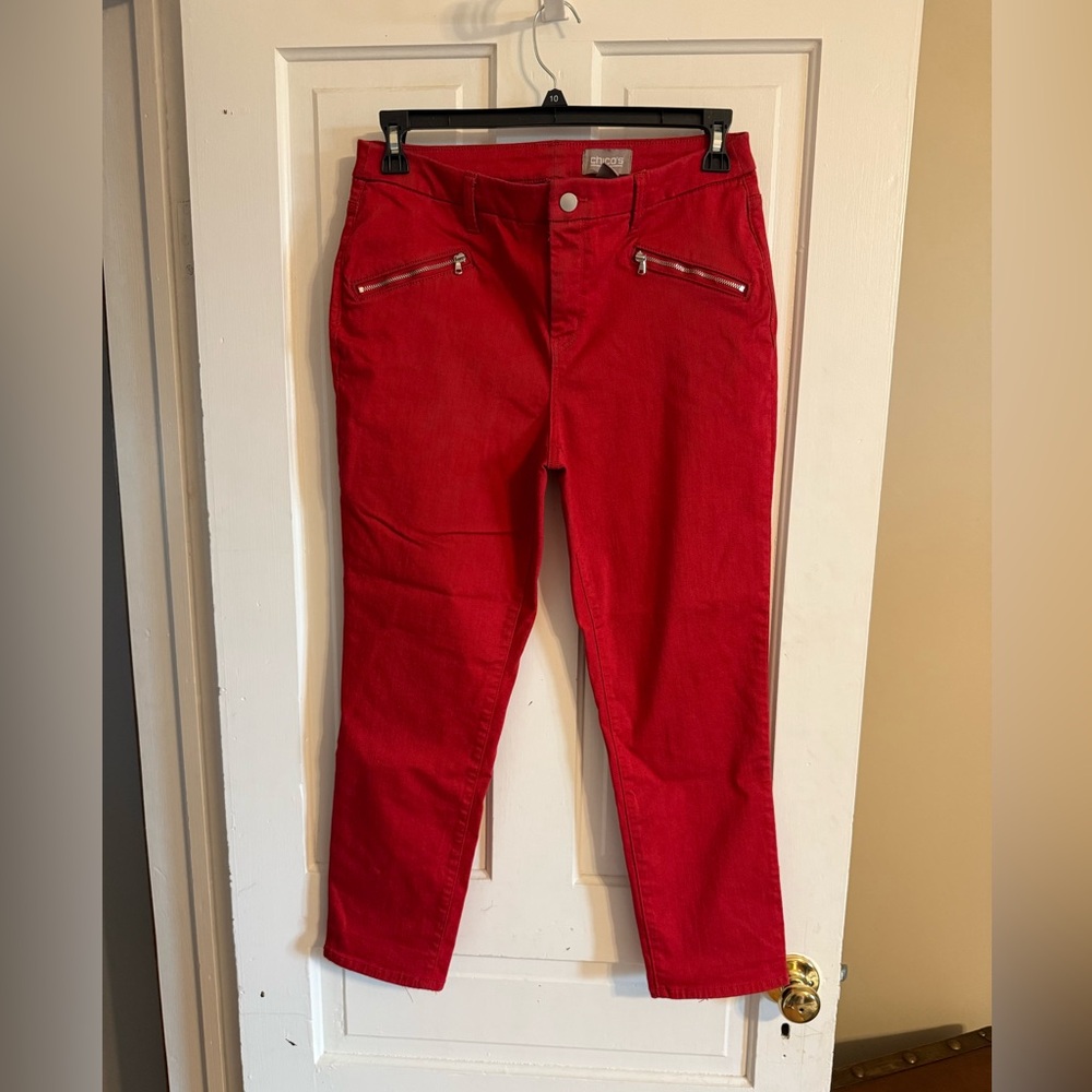 Chico's Vibrant Red Pants